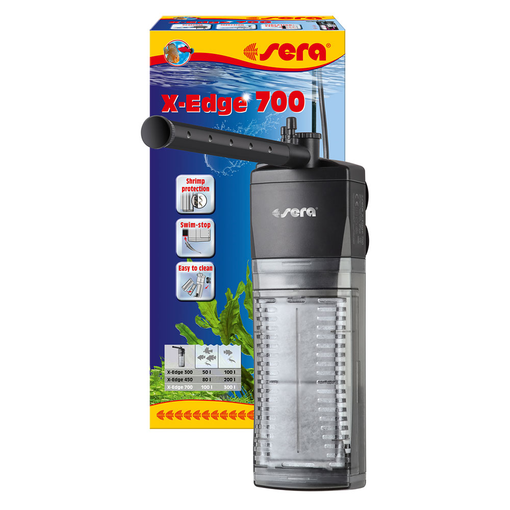 Sera X-Edge 700 Eckfilter Filtro interno angolare per 100-300 litri