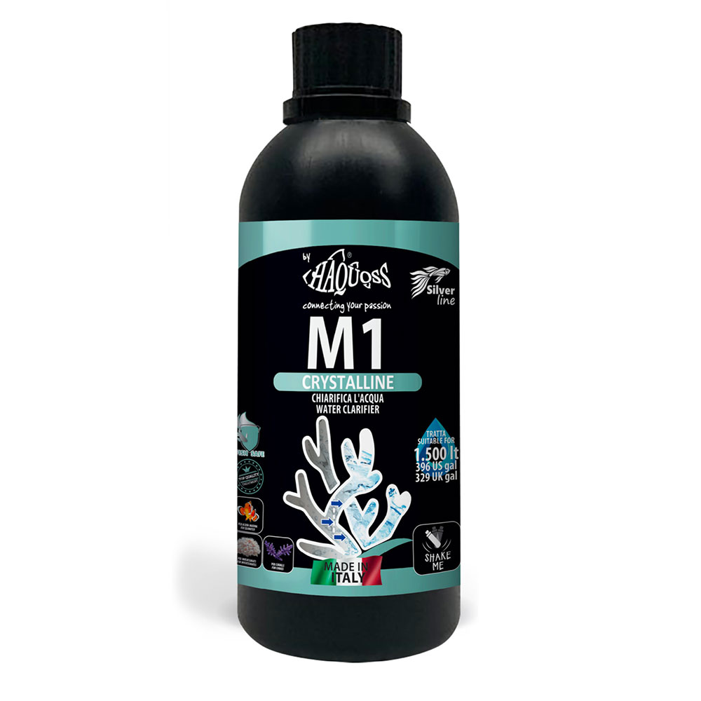 Haquoss M1 Crystalline Chiarificatore per marino 1000ml per 6000 Litri