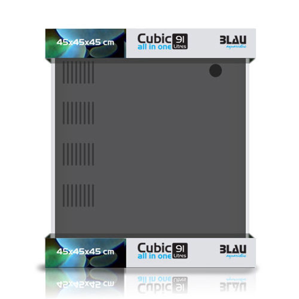Blau Aquaristic Cubic 91 All in One 91lt Dolce Marino 45x45x45hcm