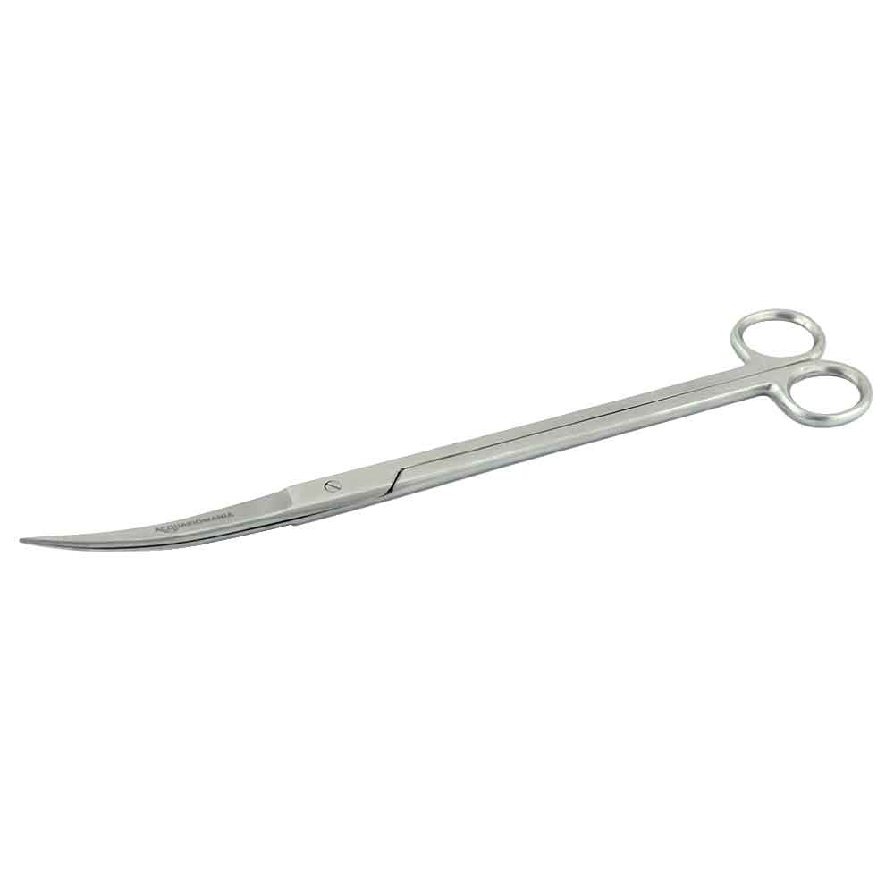 Acquariomania Forbici Acciaio Inox Punta curva 25cm