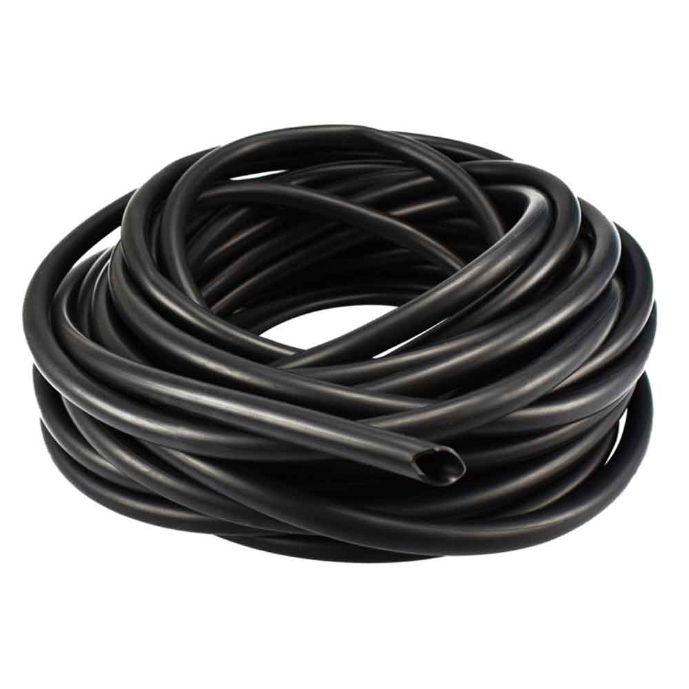 Tubo in silicone nero alimentare antialghe 12/16mm 2 metri