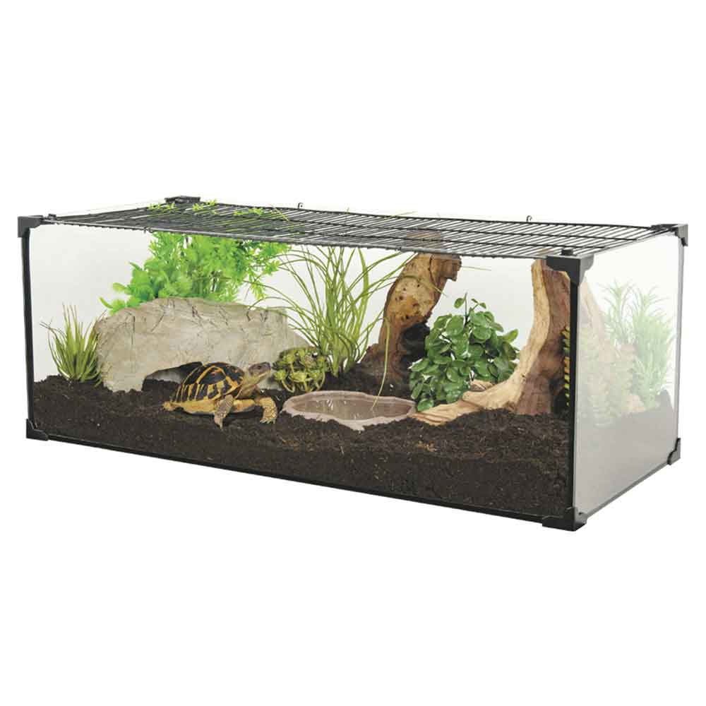Zolux Karapas Terra 80 Pro Tartarughiera 48 Litri 80,5x35,5x30,5h