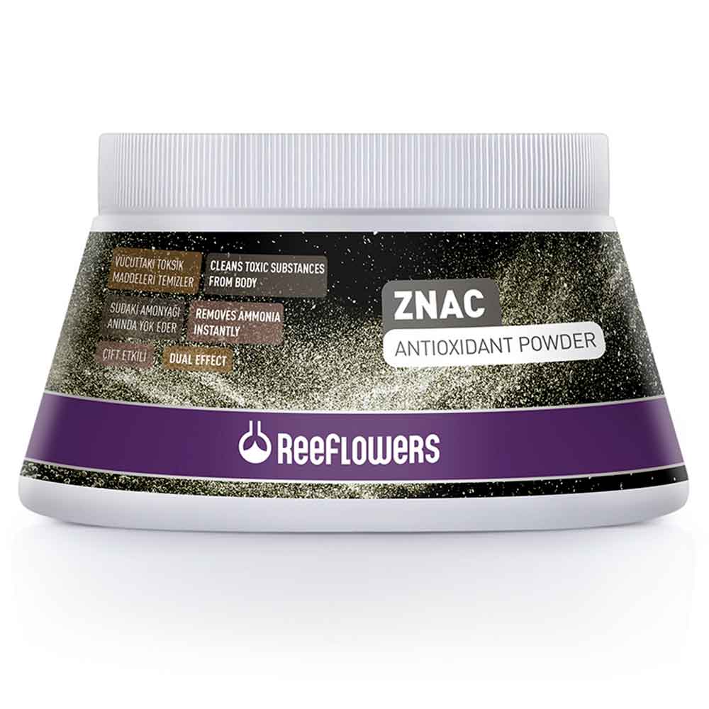 Reeflowers Znac Antioxidant Powder Eliminazione istantanea delle tossine e ammoniaca 500ml