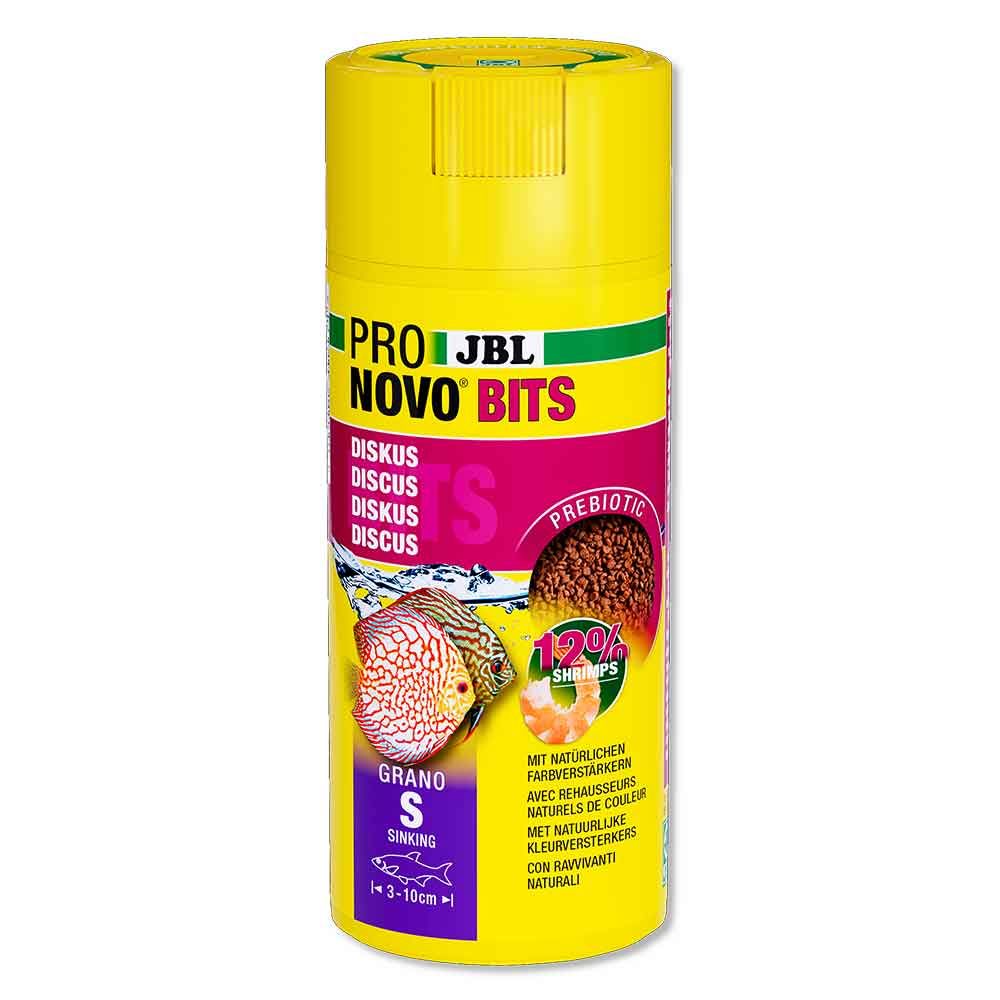 Jbl ProNovo Bits Diskus Grano S Granulare con Shrimps e Prebiotici 250ml 120gr