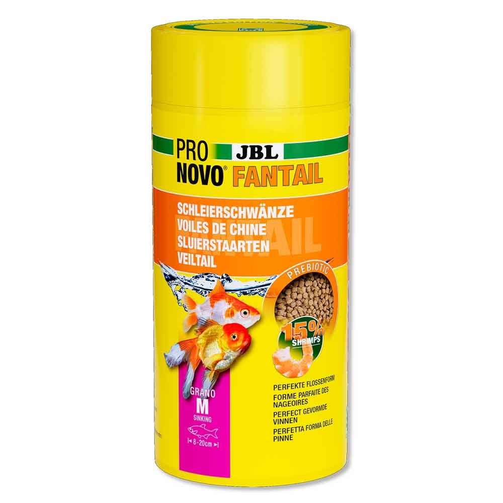 Jbl ProNovo Fantail Grano M Granulare con Shrimps e Prebiotici 1000ml 580gr