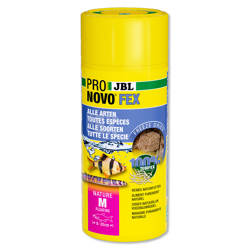 Jbl ProNovo Fex M Tubifex liofilizzato 250ml 22gr