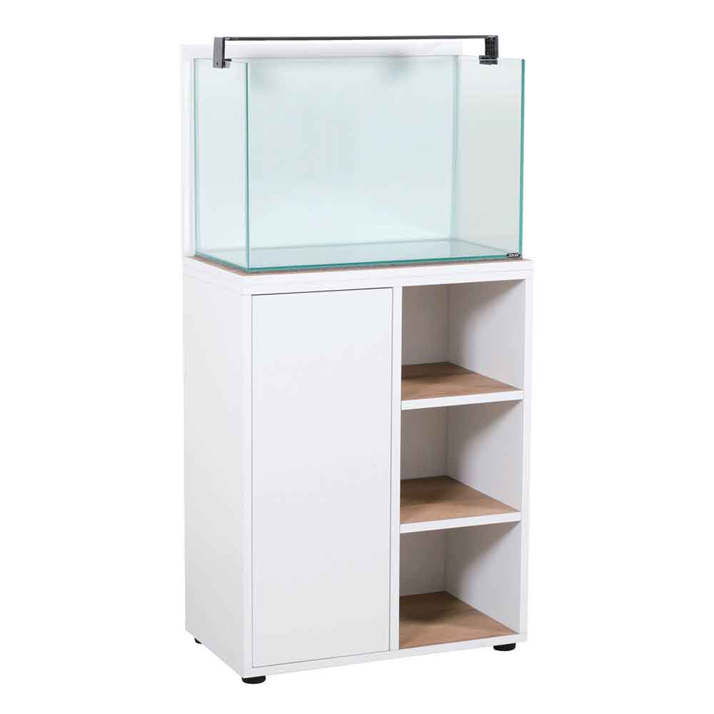 Zolux Acquario Aqua IdroMax Bianco 72 Completo con Supporto 63x35x127h cm