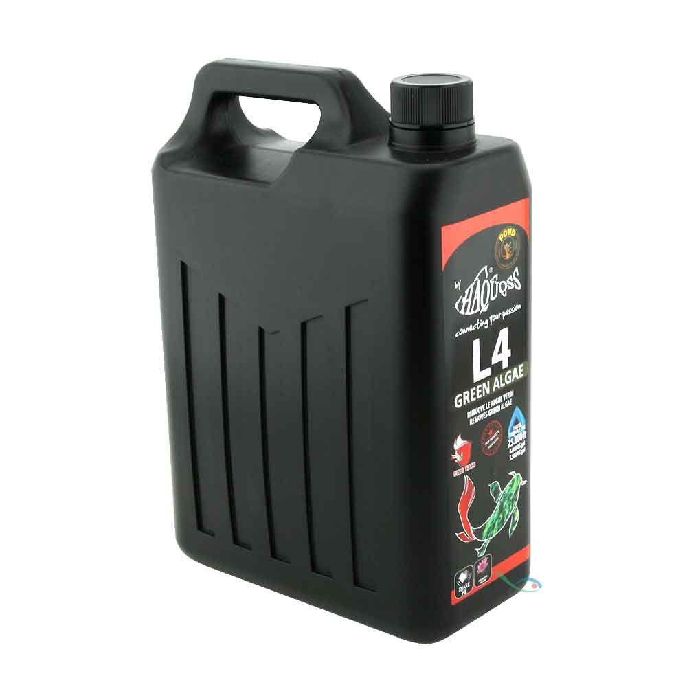 Haquoss L4 Pond Green Algae Antialghe Laghetto 2,5 Litri per 25.000Lt