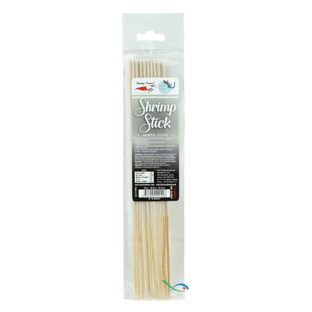 Ziss Aqua Shrimp Lolly Mineral Stick Bastoncini ricoperti di minerali specifiche per caridine 10pz