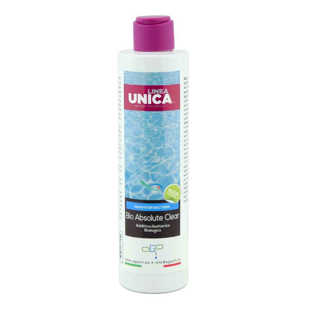 Unica Bio Absolute Clear Seawater Bacteria Additivo batterico biologico chiarificante per marino 250ml
