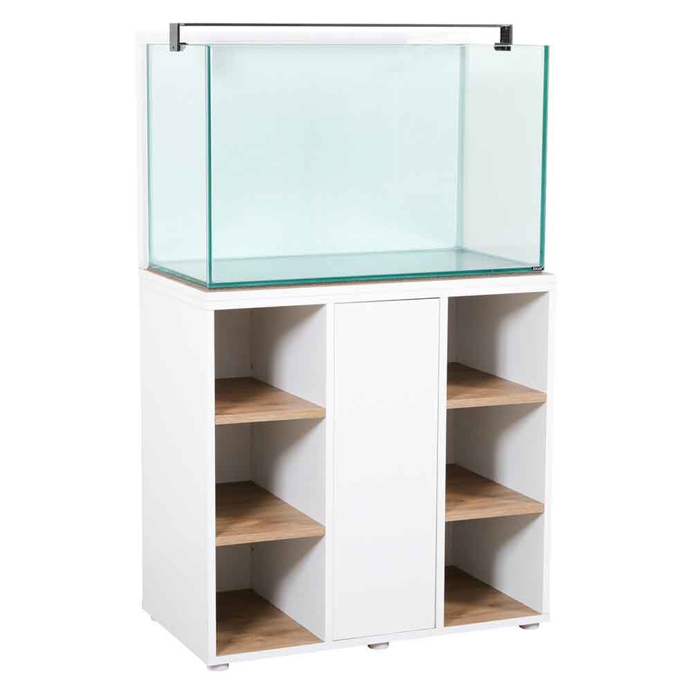 Zolux Acquario Aqua IdroMax Bianco 160 Completo con Supporto 83,5x45x130h cm