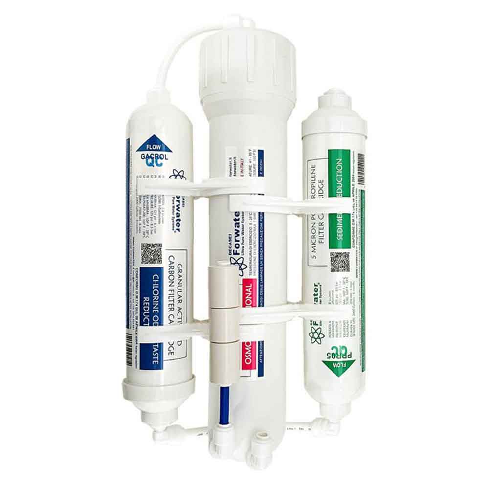 Forwater ROFAST Impianto Osmosi sgancio rapido 150GPD (460l/g) scarto 1:2