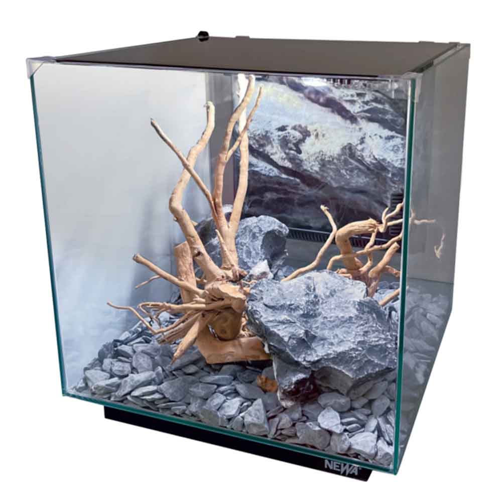 Newa Ego Full EF 20 Acquario Nero completo 18 litri 26,4x27,2x30,2h cm