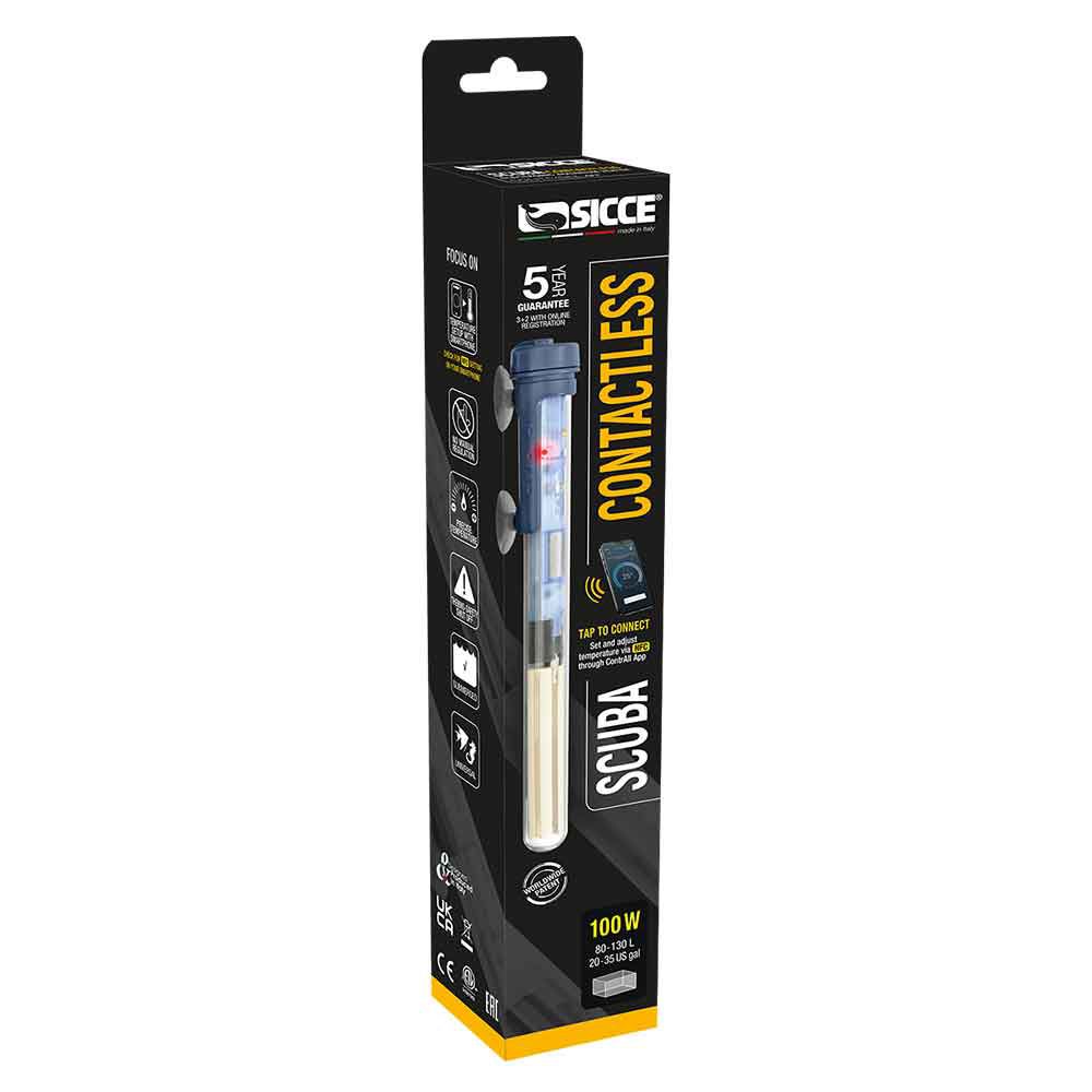 Sicce Scuba Contactless Riscaldatore Wireless NFC 100W