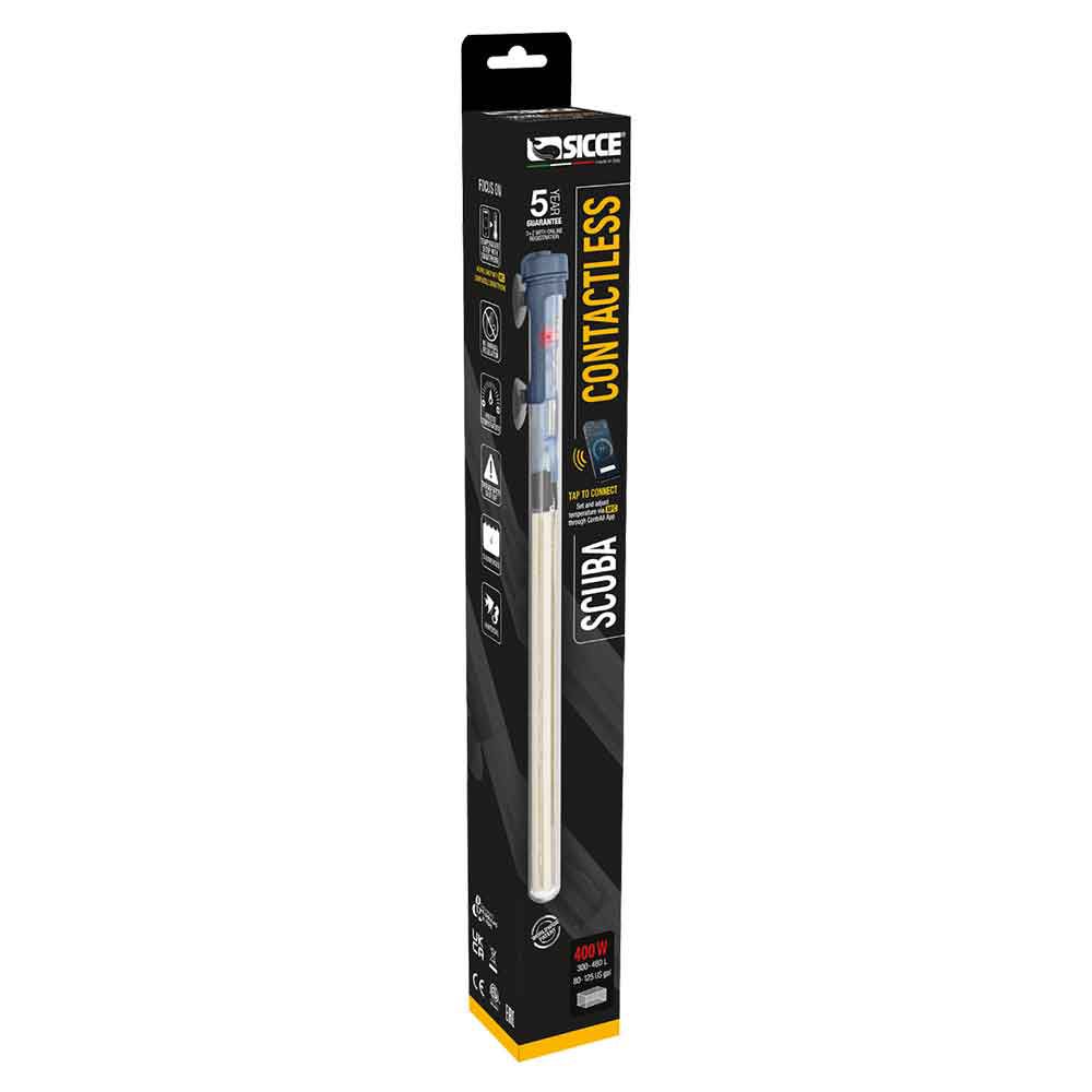 Sicce Scuba Contactless Riscaldatore Wireless NFC 400W