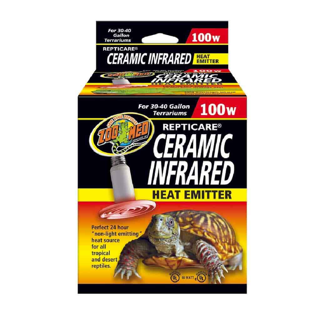 Zoomed Ceramic Heat Emitter Lampada riscaldante 100W