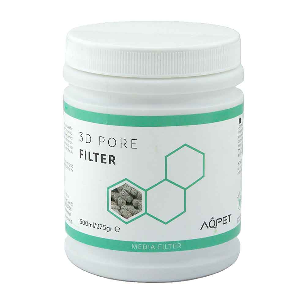Aqpet 3D Pore Filter Filtrazione Biologica 500ml 275gr