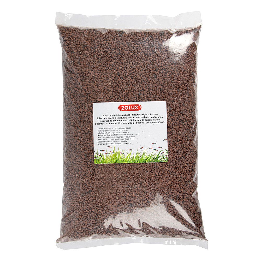 Zolux Aquasand Plant Substrato naturale per acquari piantumati 0,6 L 1/4mm