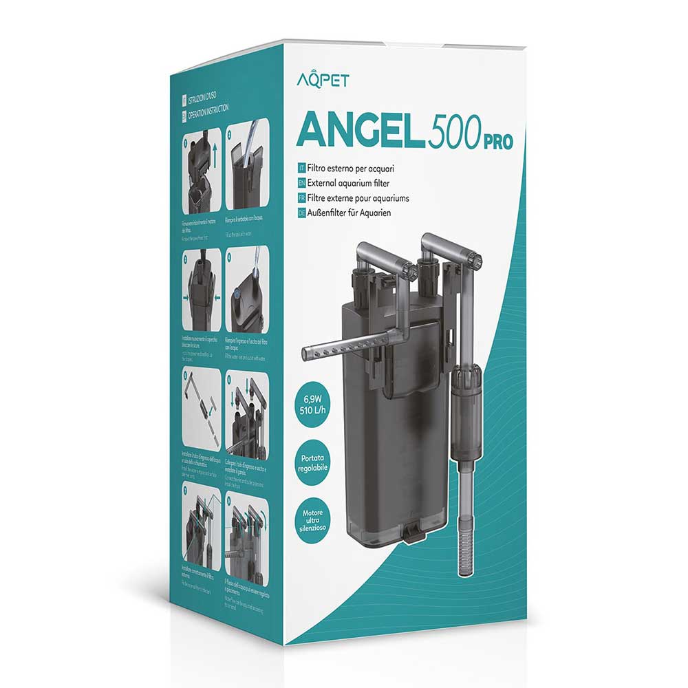 Angel 500 PRO filtro esterno per Acquari Fino a 100 Litri