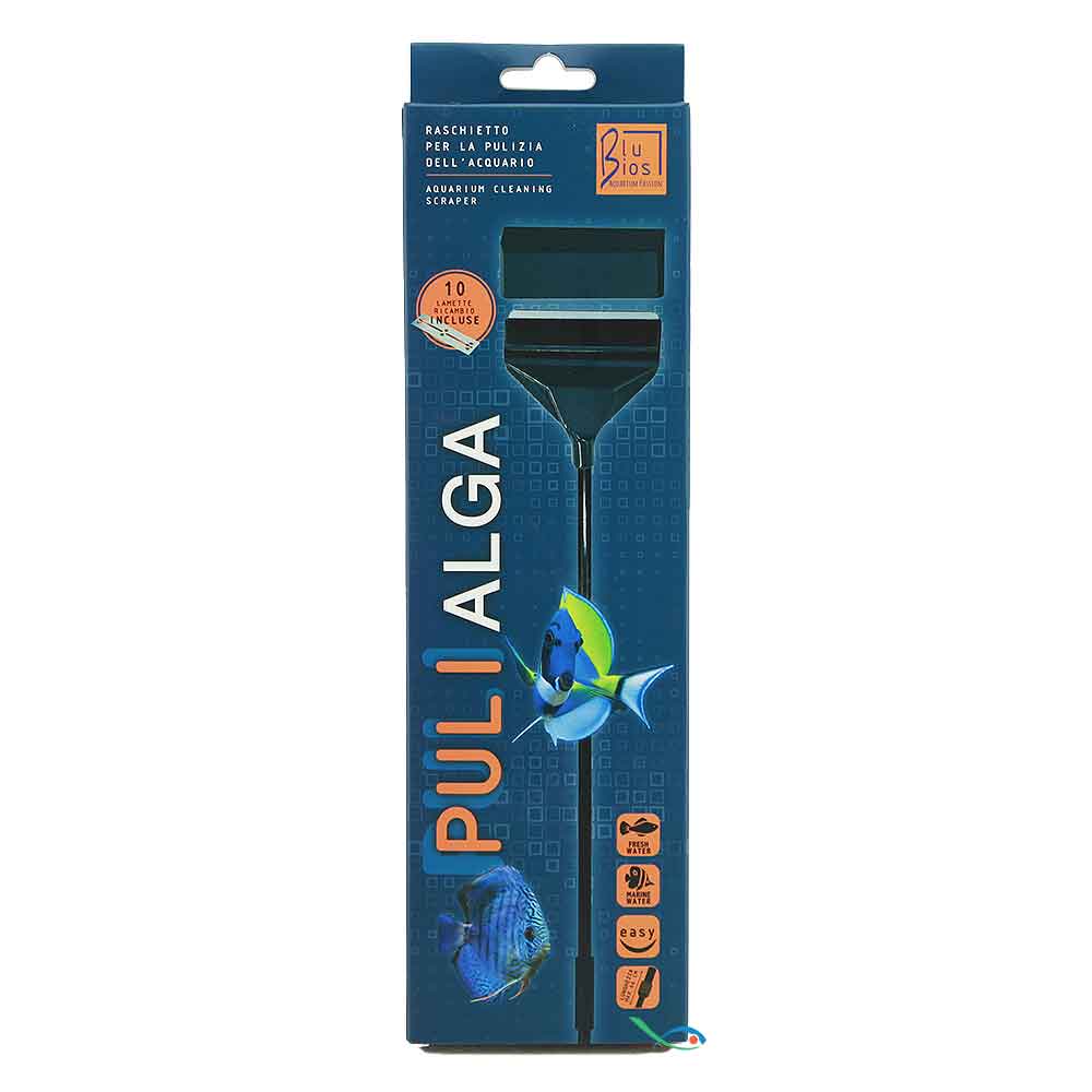 Blu Bios Puli Alga Raschietto estensibile fino a 66cm con lama