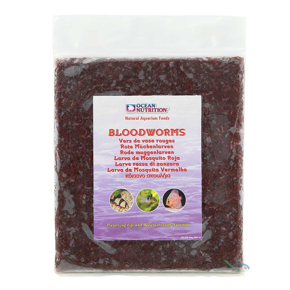 Ocean Nutrition Bloodworm Chironomus  mangime congelato 454g