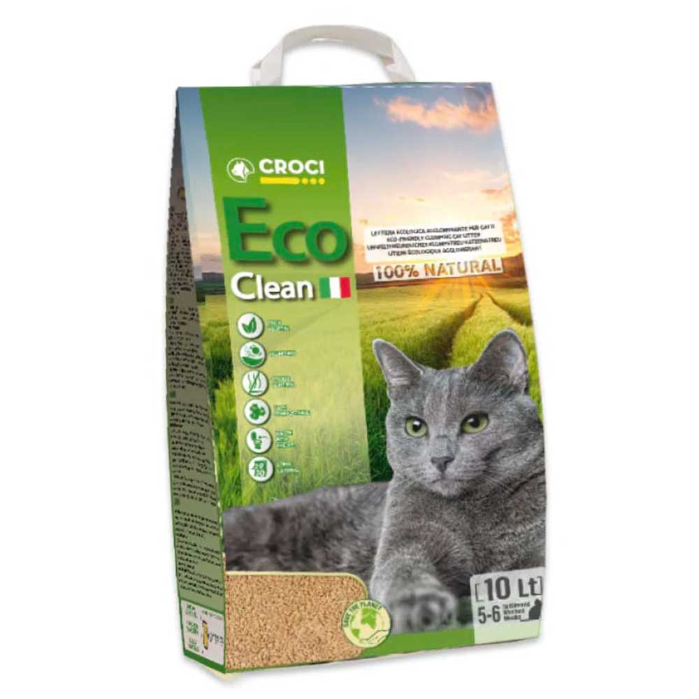 Croci Eco Clean Lettiera Vegetale per Gatti 10L