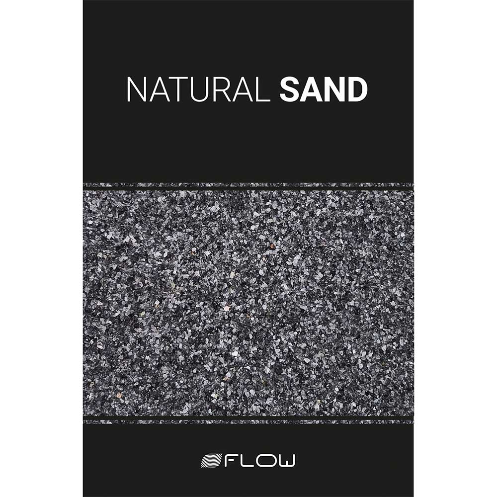 Flow Natural Sand Gray Ghiaia per Aquascaping 0,4-0,9cm 4Kg