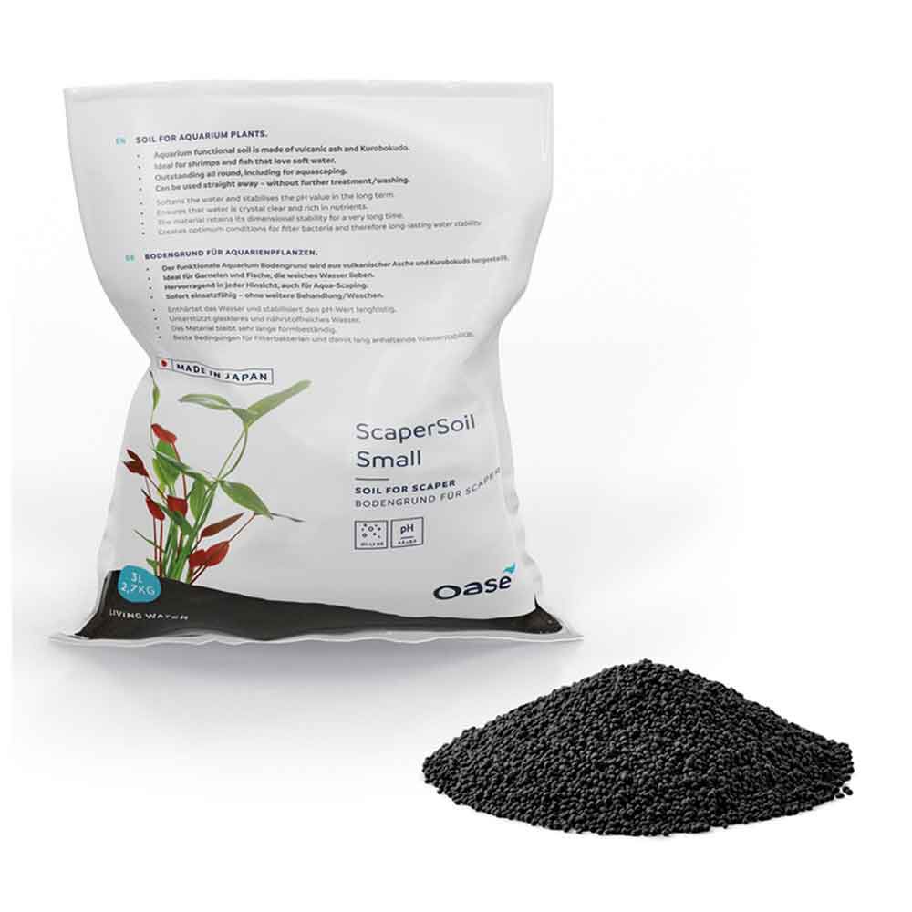 Oase ScaperLine Soil nero Small 3 litri 2,70Kg 1-1,5mm