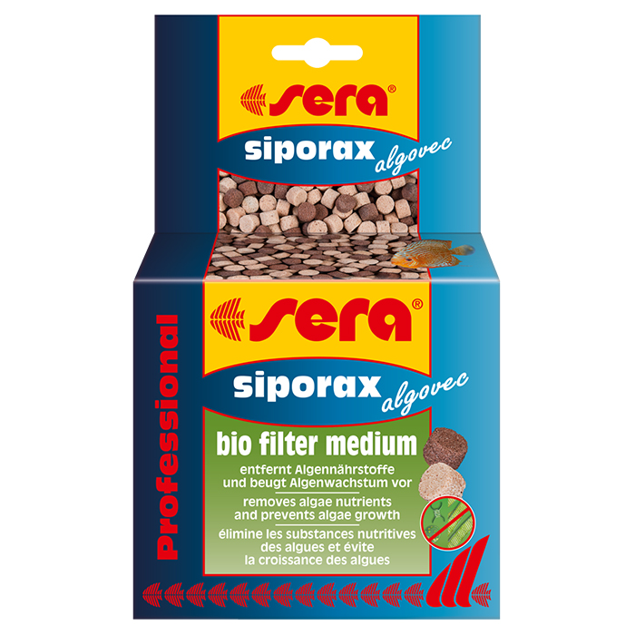 Sera Siporax Algovec Bio Filter Medium 35 g fino a 100 l