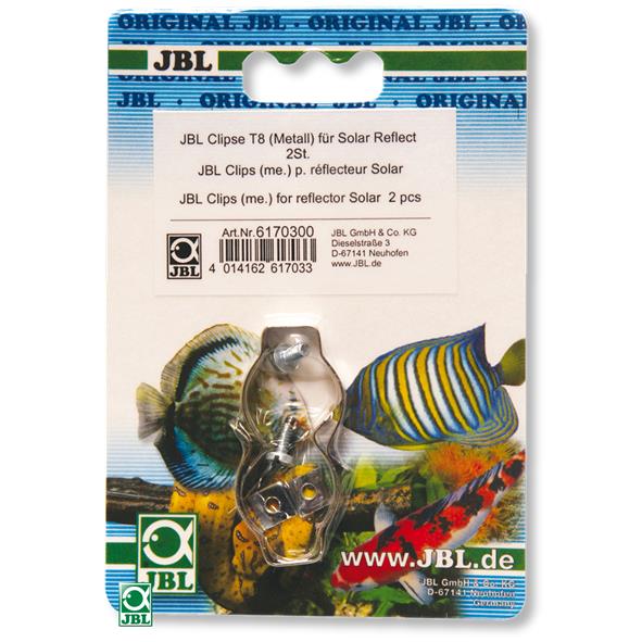 Jbl Clip Metallo per Lampade a Neon T8 con vite e dado in acciaio
