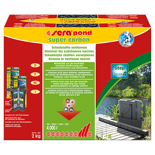 Sera Pond Super Carbon 2kg per 4000lt