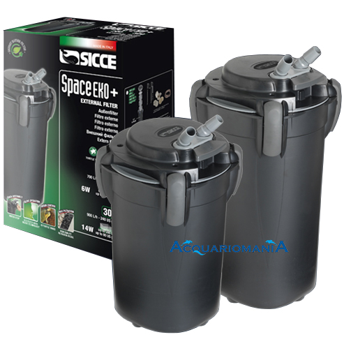 Sicce Space Eko + 200 Filtro Esterno per acquari e tartarughiere