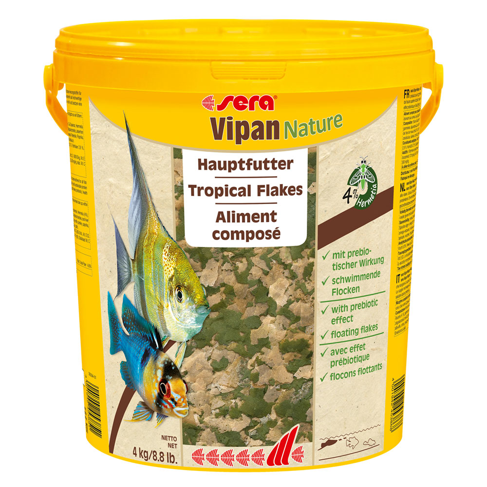 Sera Vipan Nature XL Mangime in scaglie giganti 21l 4Kg
