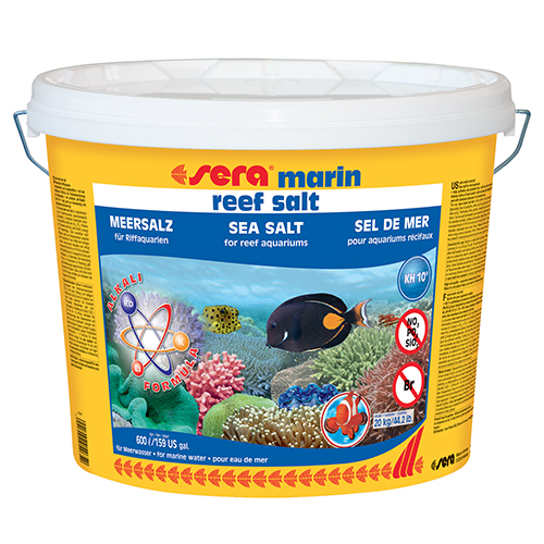 Sera Marin Reef Salt per acquari di barriera 20 Kg per 600 l