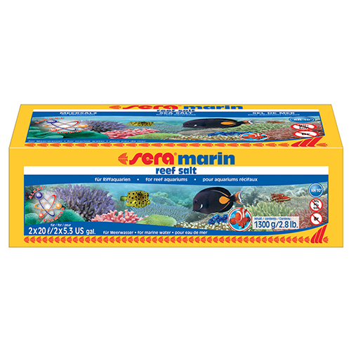 Sera Marin Reef Salt per acquari di barriera 1,3 Kg per 40 l