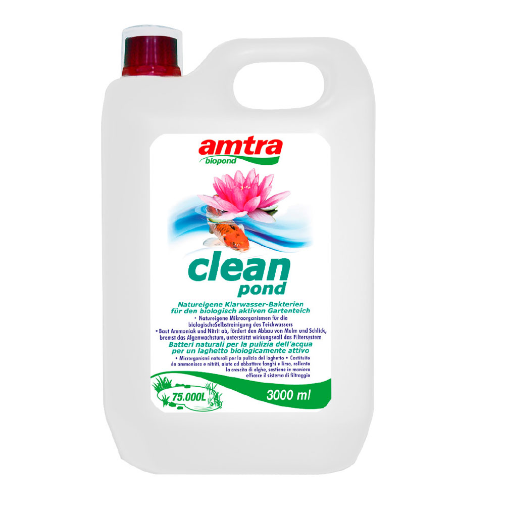 Amtra Clean Pond 3000ml Batteri per pulizia Laghetto per 75.000 Litri