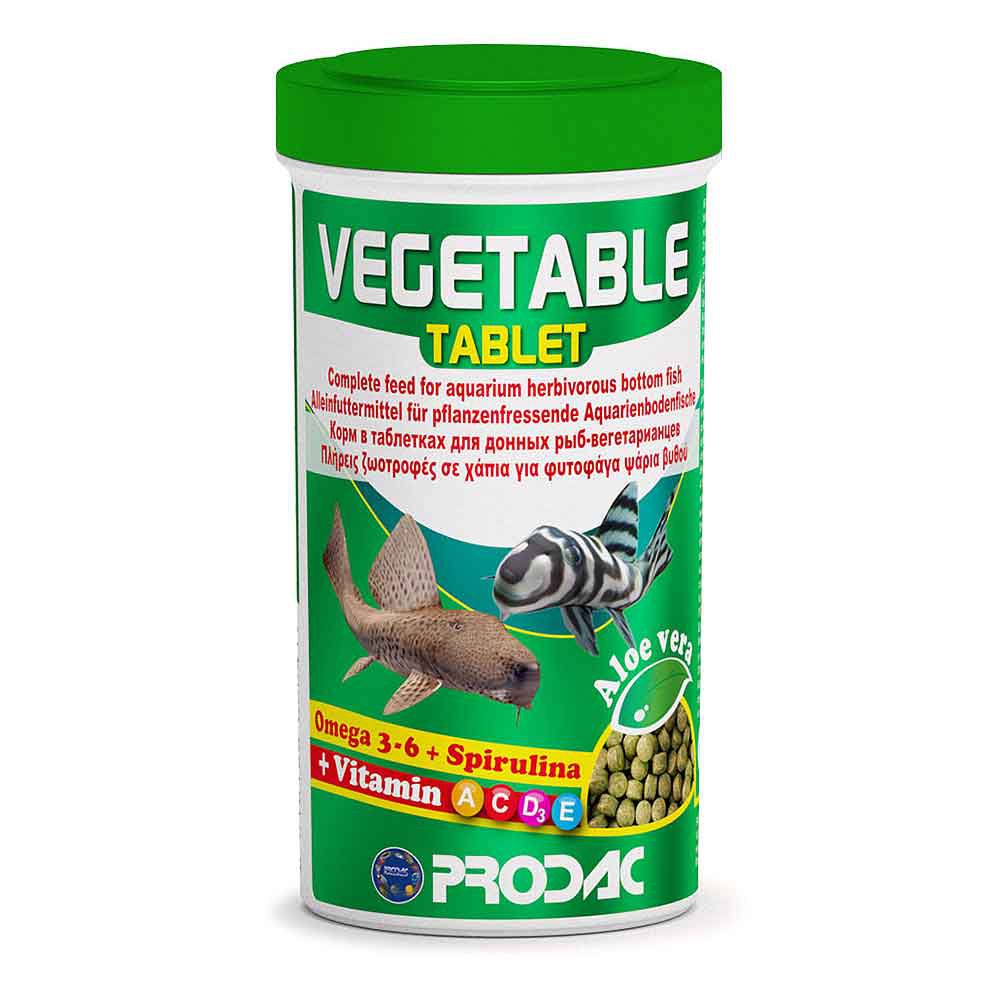 Prodac Vegetable Tablet per tutti i pesci di fondo erbivori 250ml 160g