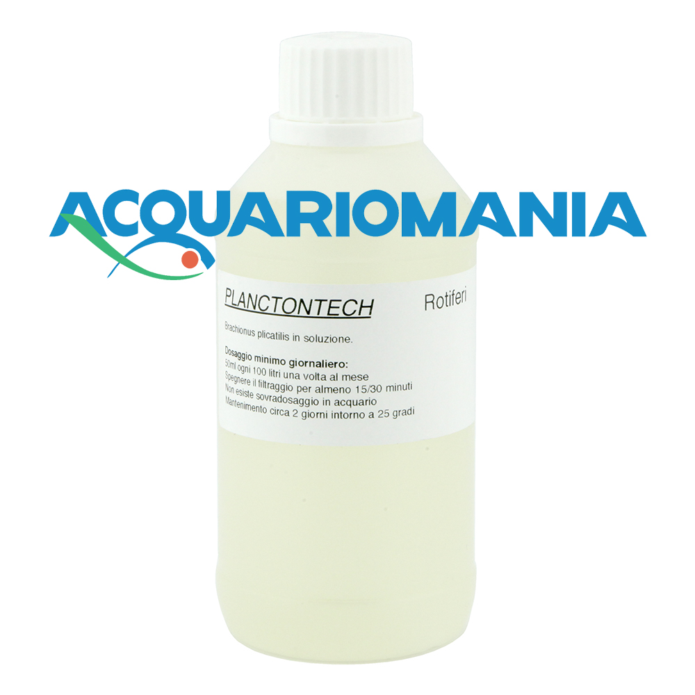 Planctontech Zooplancton Rotiferi vivi in soluzione 250 ml