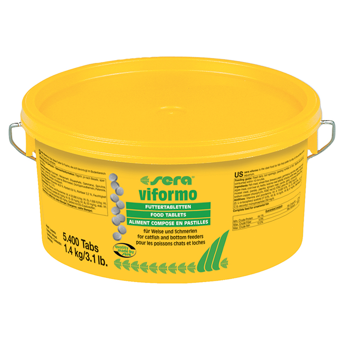Sera Viformo Nature Mangime per pesci da fondo 5400 Tabs 1,4Kg