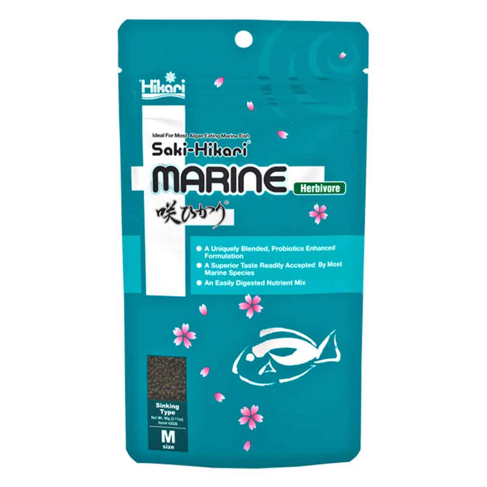 Hikari Marine Herbivore M Saki affondante 90gr