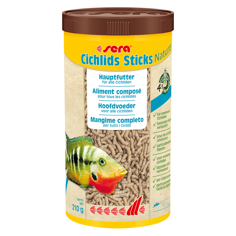 Sera Cichlids Sticks Nature 1000ml 210g