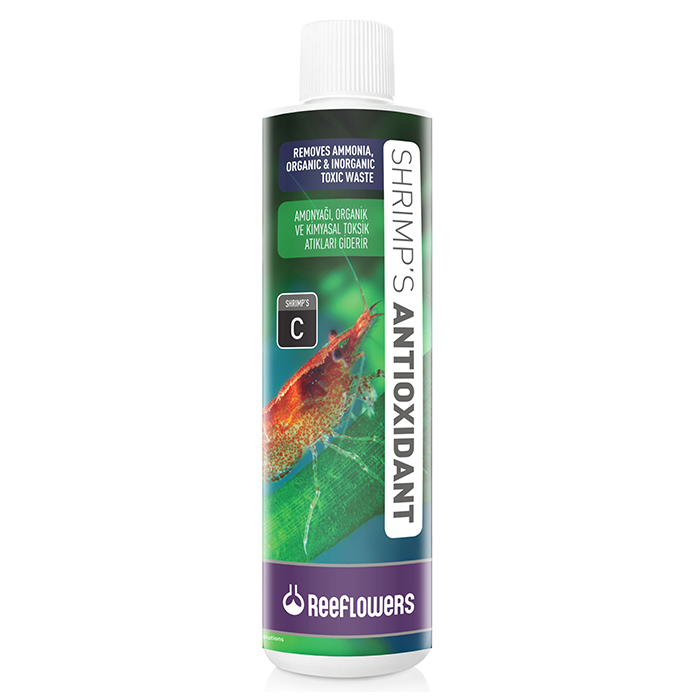 ReeFlowers Shrimp's Antioxidant contro Ammoniaca e Organico 85ml