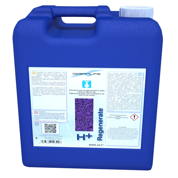 Oceanlife Regenerate H  Soluzione rigenerante per Cationic H  5000ml