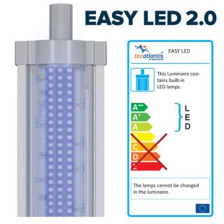 Aquatlantis Easy Led Universal 2.0 Deep Blue Lampada per attacco T5/T8/singola (ex 54W/36W) 1450 mm 72W