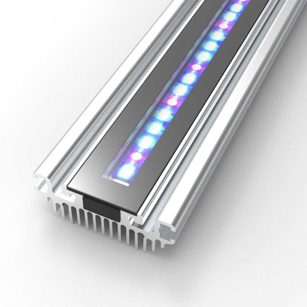 Gnc SilverMoon Actinic 1200mm Barra a Led per Acquari Marini di Barriera 1142x50x27cm 60W