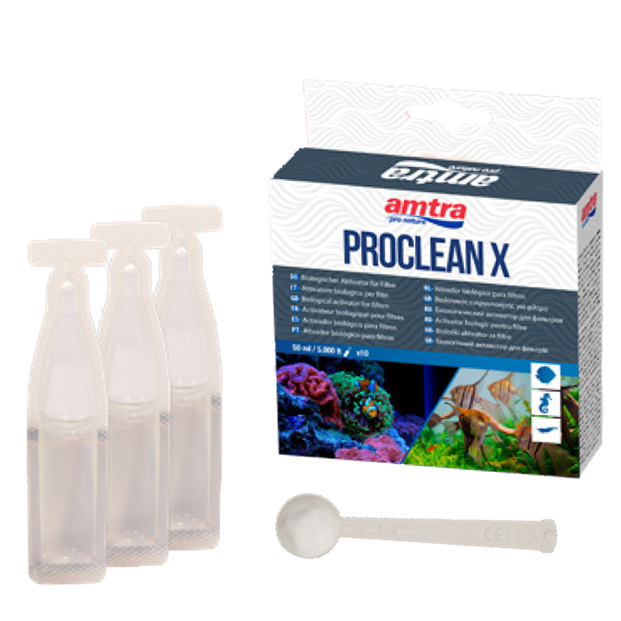 Amtra Proclean X Batteri ed Enzimi Nitrificanti 20 fiale