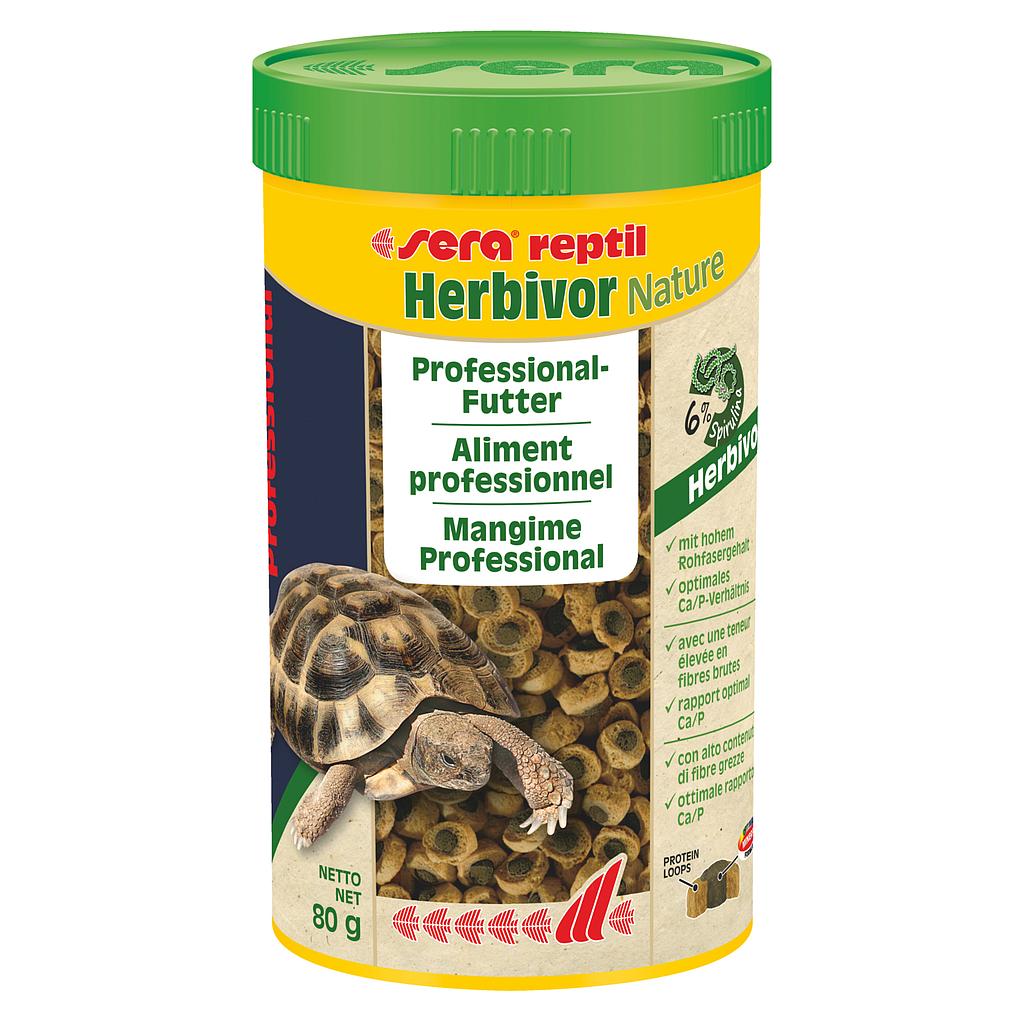 Sera Professional Reptil Herbivor Nature per Tartarughe d'acqua 250ml 80 g