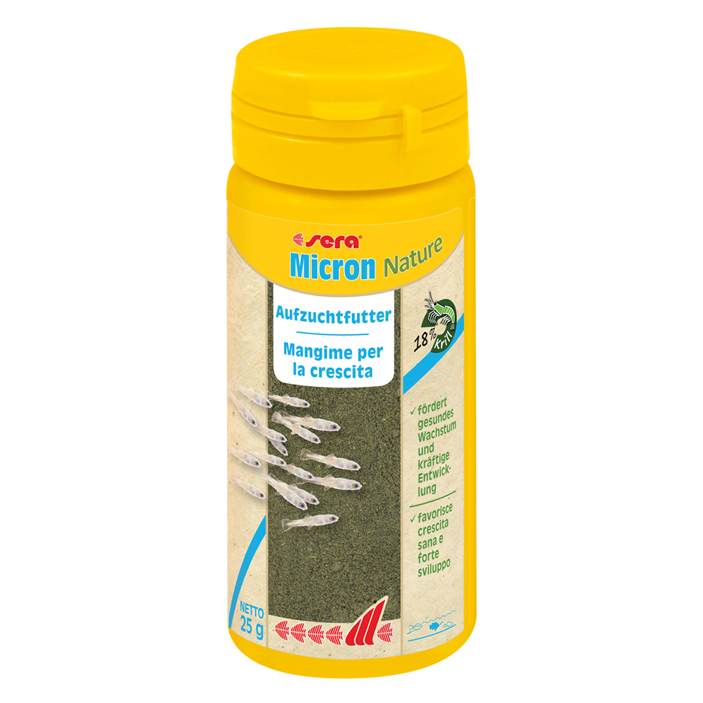 Sera Micron Nature Alimento in polvere per avanotti 50ml 25g