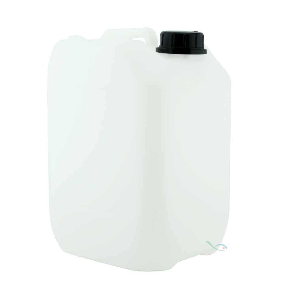 Tanica 20 litri in plastica semitrasparente