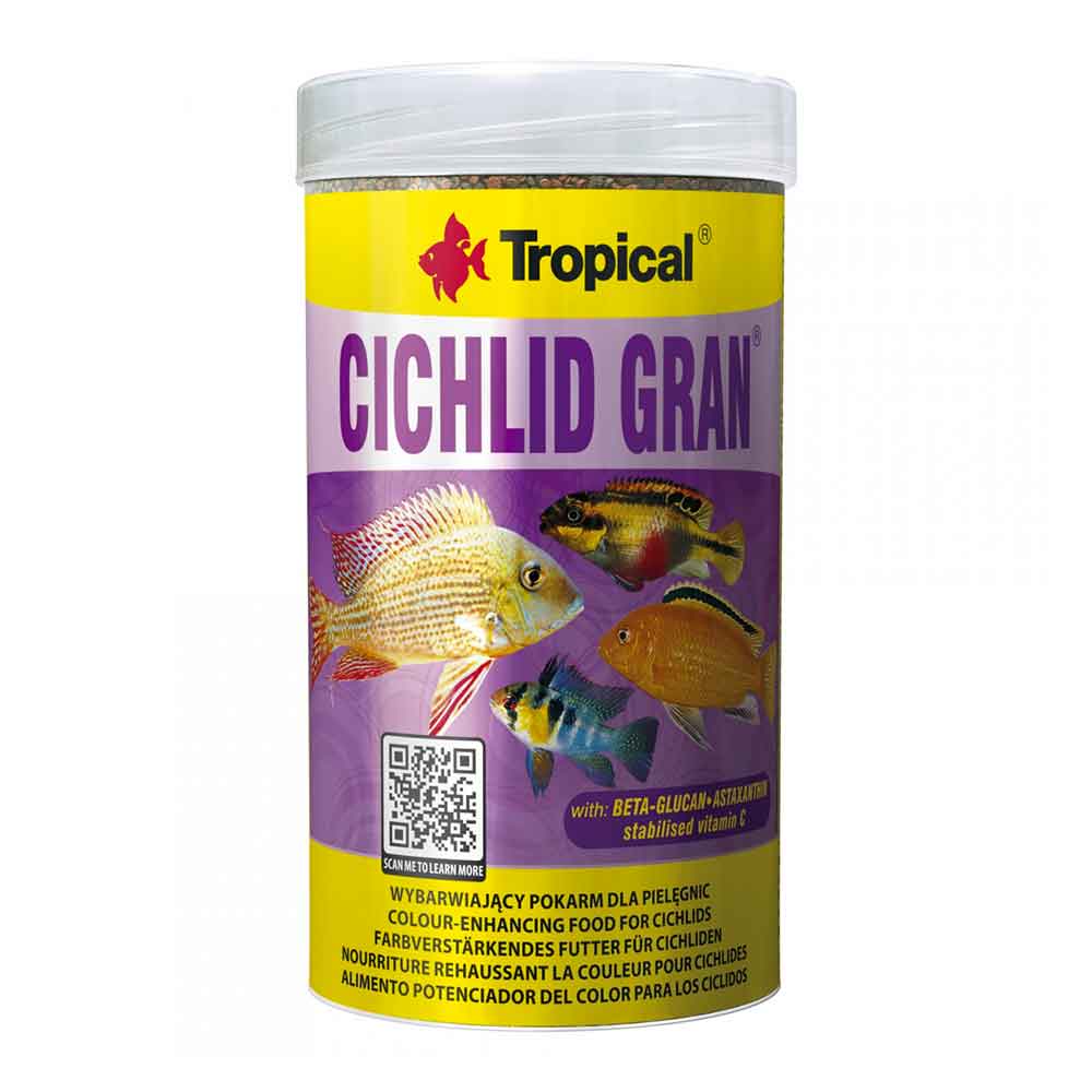 Tropical Cichlid Gran Mangime per ciclidi 250ml 138gr